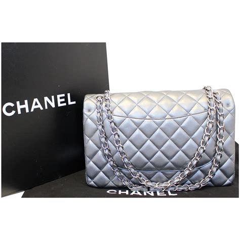 chanel quilted flap bag silver|chanel flap bag vs double.